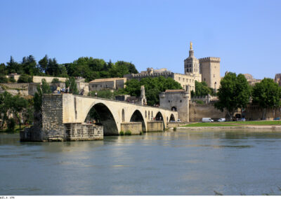 Palais des papes - Pont d'Avignon
